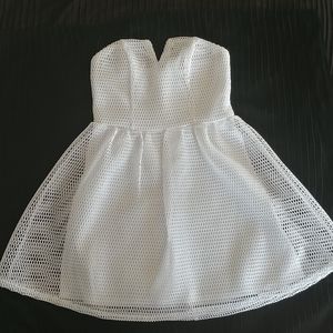 Charlotte Russe Strapless White Strapless dress